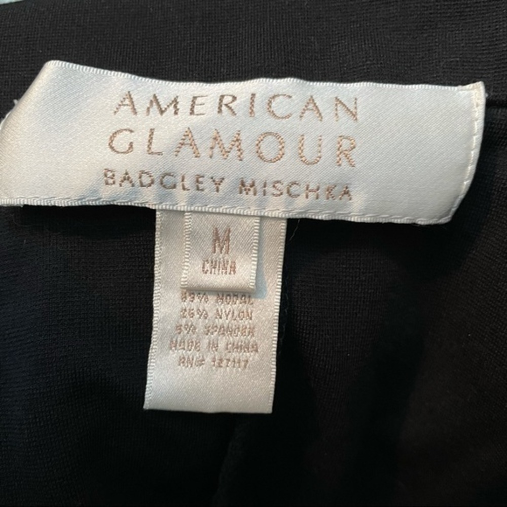 Badgley Mischka American Glamour Open Cardi Stretch Blazer - Picture 6 of 8